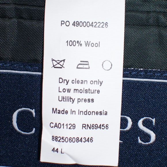 Chaps Blazer Sports Coat Plaid Pattern 44L D-0071 - Picture 3 of 8